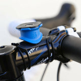 Quad Lock Bike Handlebar Stem Mount close up on bike