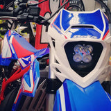 Visor Headlight (Beta 2020 Hi/Lo) fitted