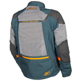 Klim Baja S4 Jacket petrol strike orange rear side