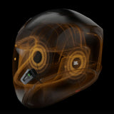 Cardo PackTalk Edge showing JBL sound