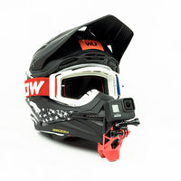 Gripper GoPro Helmet Mount fitted to a helmet