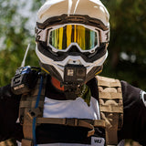 Gripper GoPro Helmet Mount on a helmet a rider is wearing