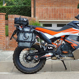 Giant Loop MotoTrekk Panniers fitted to bike