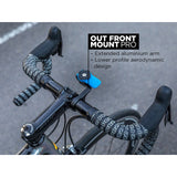Quad Lock Out Front Mount attached bare to bike handlebars