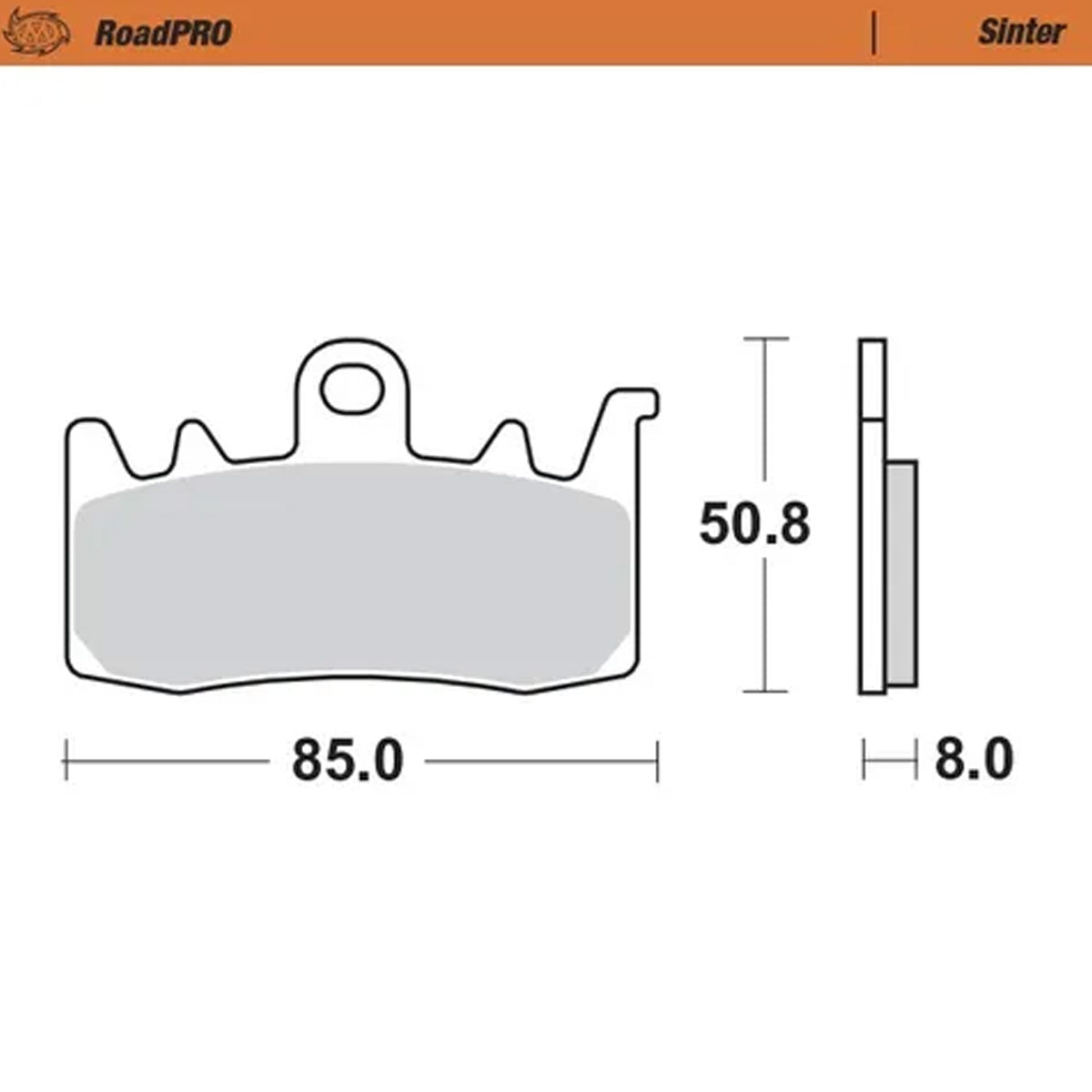 Front Brake Pads 408001 Sinter APRILIA BENELLI BMW DUCATI KAWA KTM