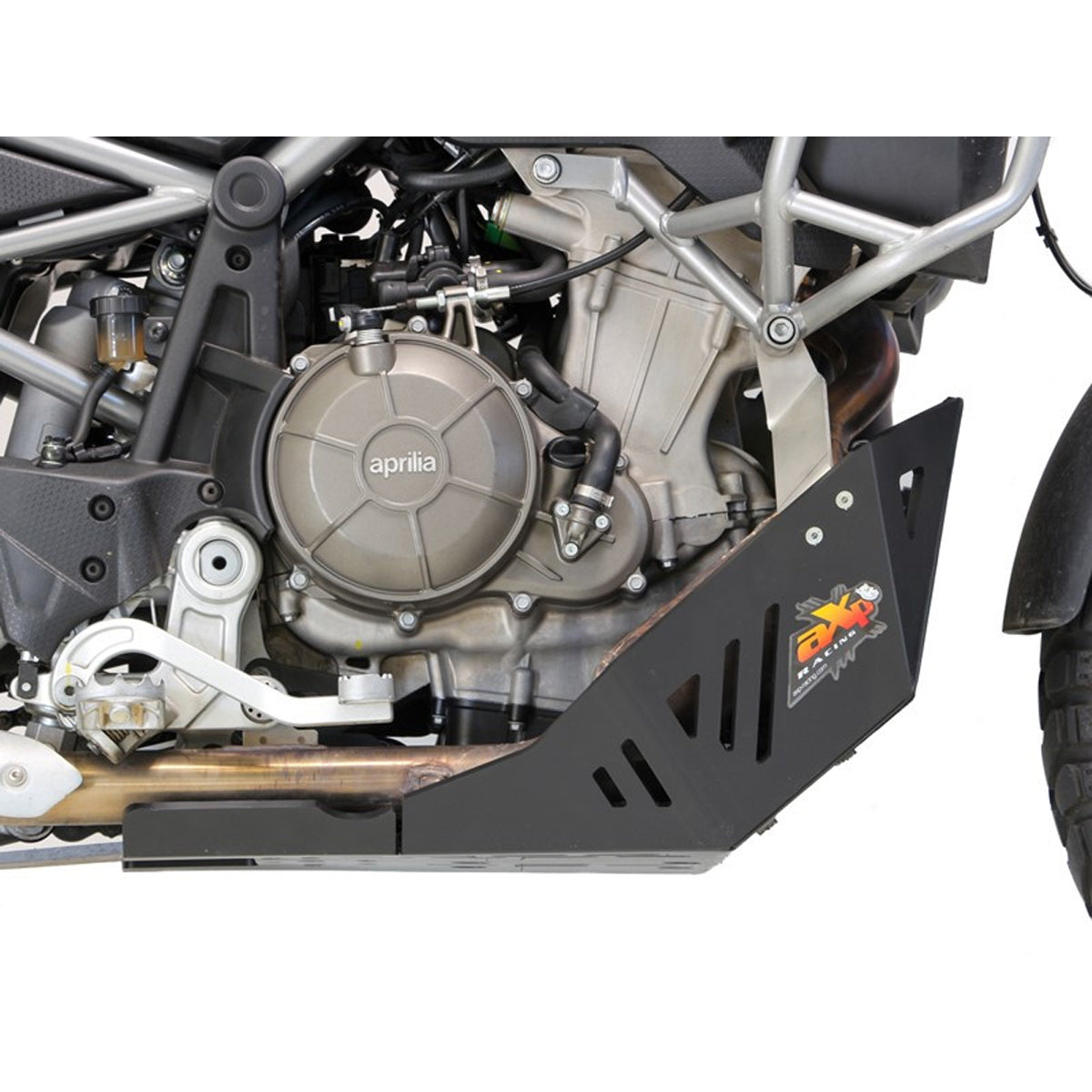 Aprilia Bash Plate AX1690 BLK - Tuareg 660 w linkage guard 20-23