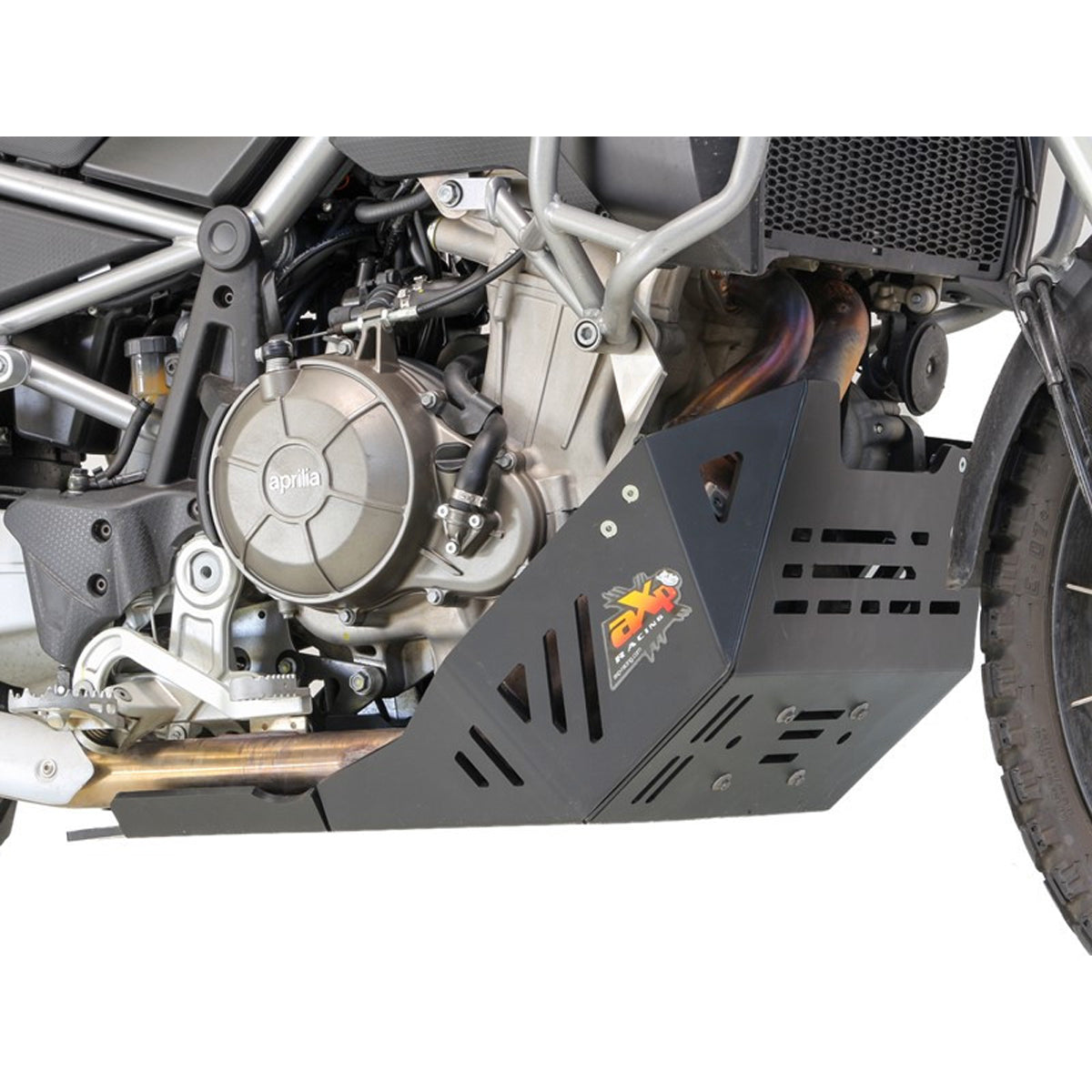 Aprilia Bash Plate AX1690 BLK - Tuareg 660 w linkage guard 20-23