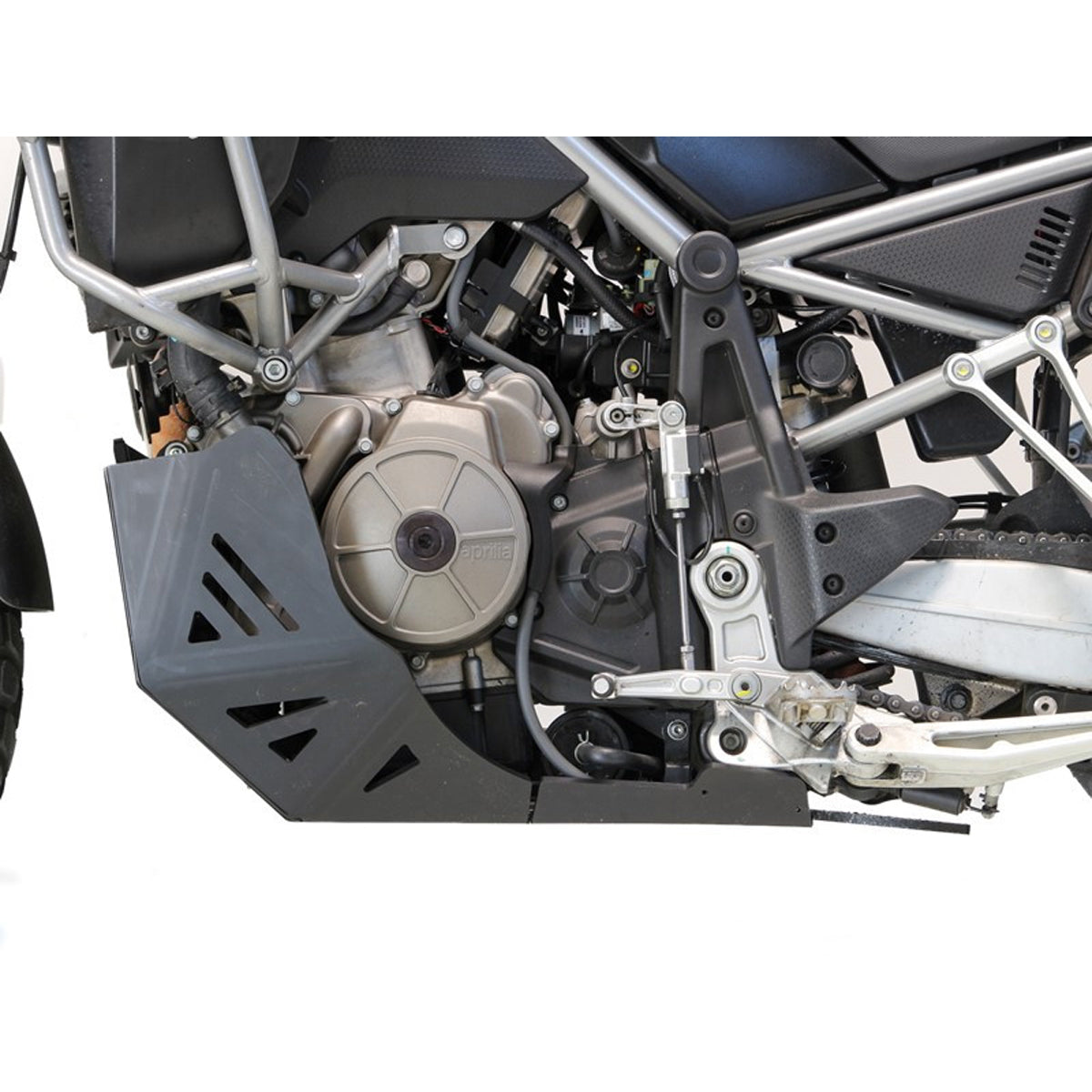 Aprilia Bash Plate AX1690 BLK - Tuareg 660 w linkage guard 20-23
