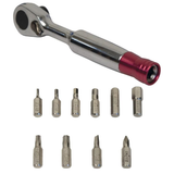 Azur Alloy Ratchet 10 Bit Tool Set