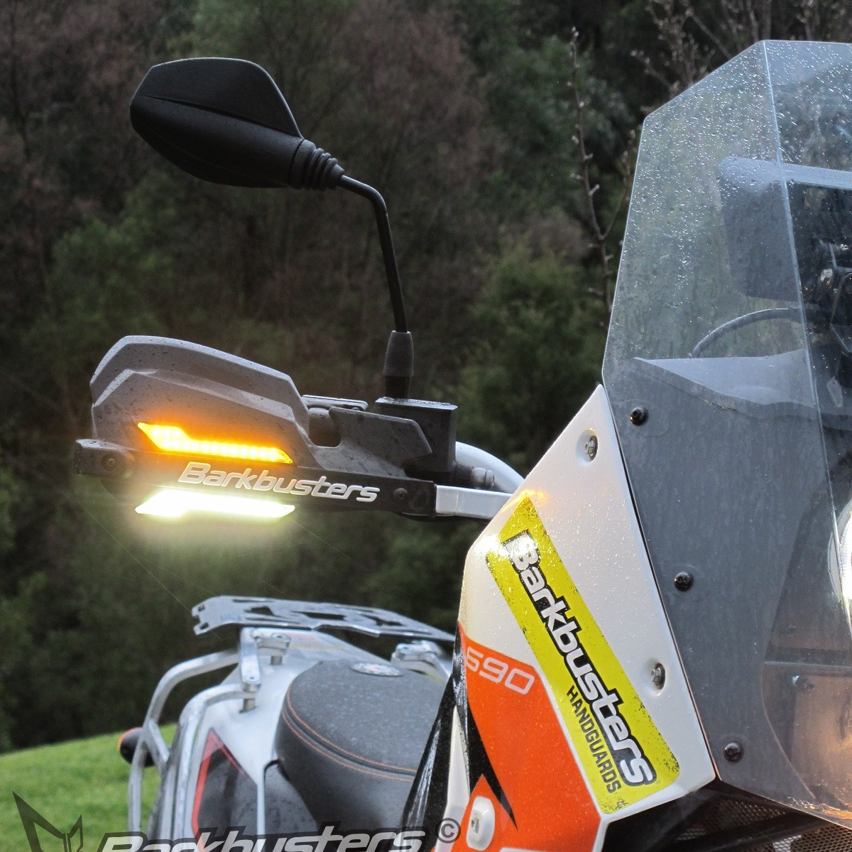 Barkbusters Amber LED Handguard Indicator Lights