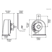 Denali SoundBomb Mini Electromagnetic Low Tone Horn