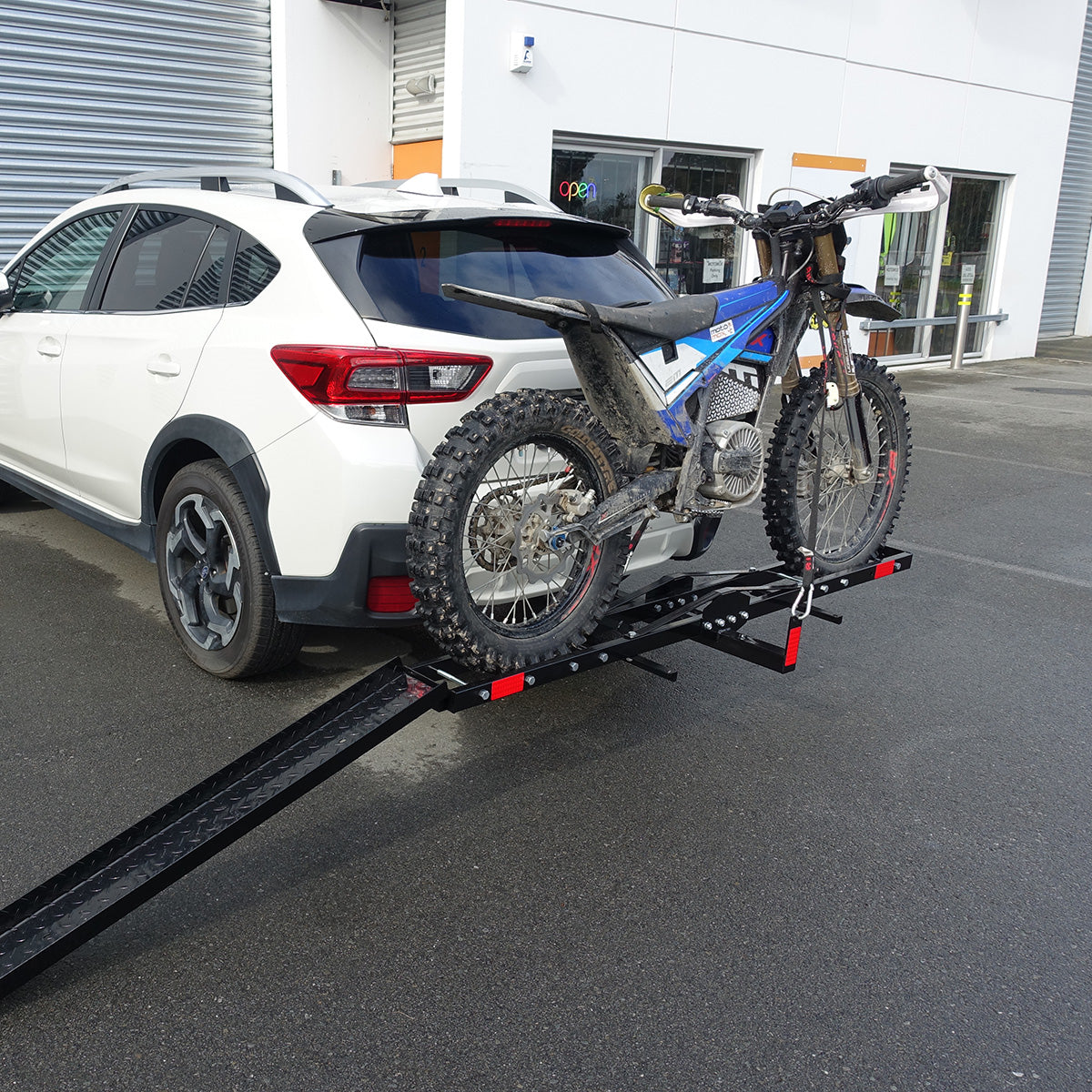 Motomox Motorcycle Carrier Rack Receiver 50mm Hitch Mount
