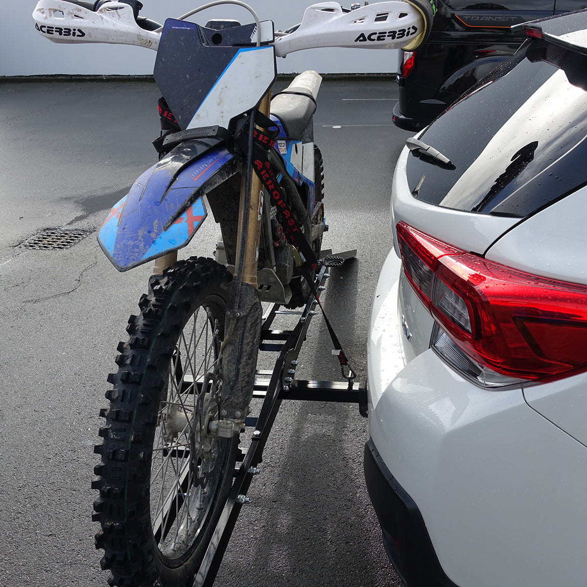 Motomox Motorcycle Carrier Rack Receiver 50mm Hitch Mount