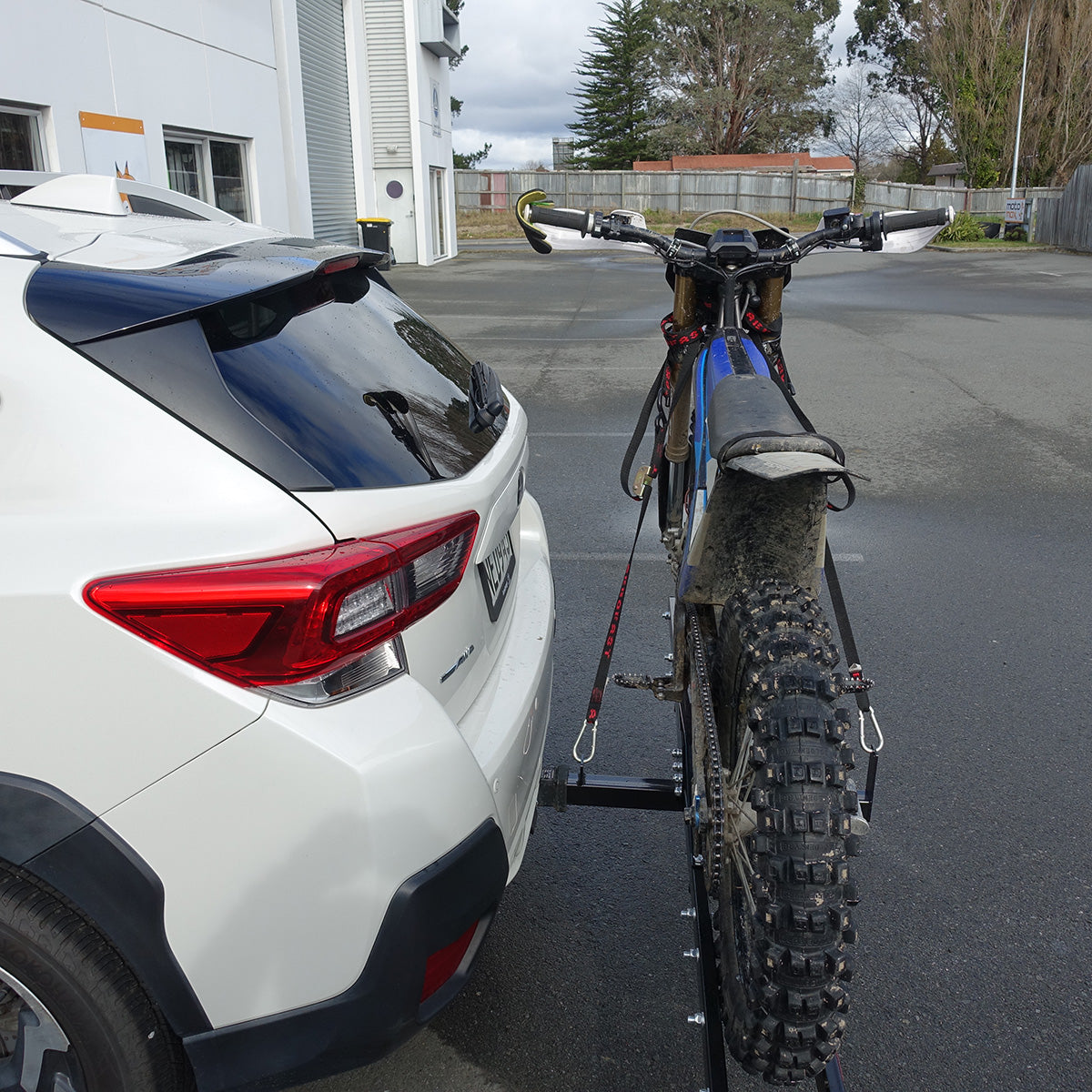 Motomox Motorcycle Carrier Rack Receiver 50mm Hitch Mount