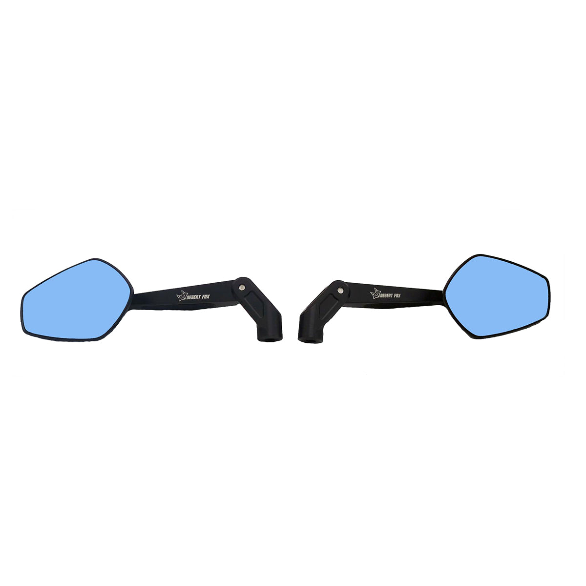 Desert Fox Pro Aluminium Folding Motorcycle Mirror Set