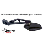 Desert Fox Pro Aluminium Folding Motorcycle Mirror Set