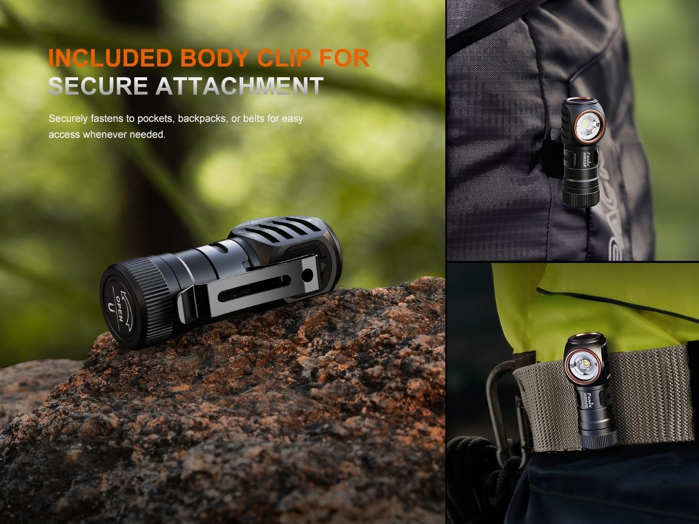 Fenix HM53R 1200 Lumen Rechargeable Headlamp