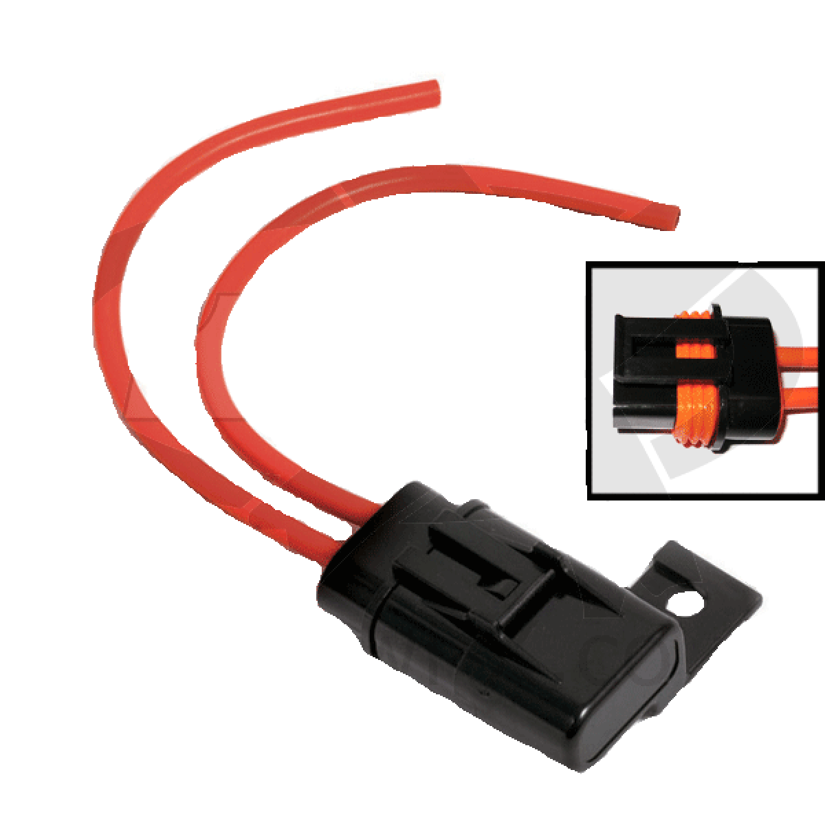 Sealed blade fuse holder