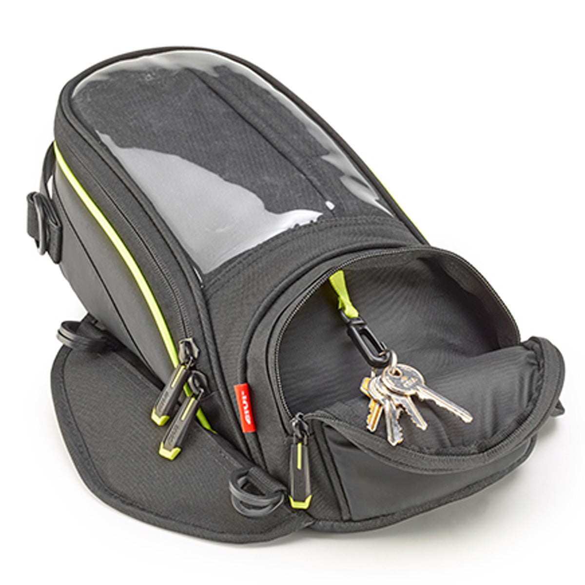 Givi EA138 Magnetic Tank Bag 6L w Ph Window open