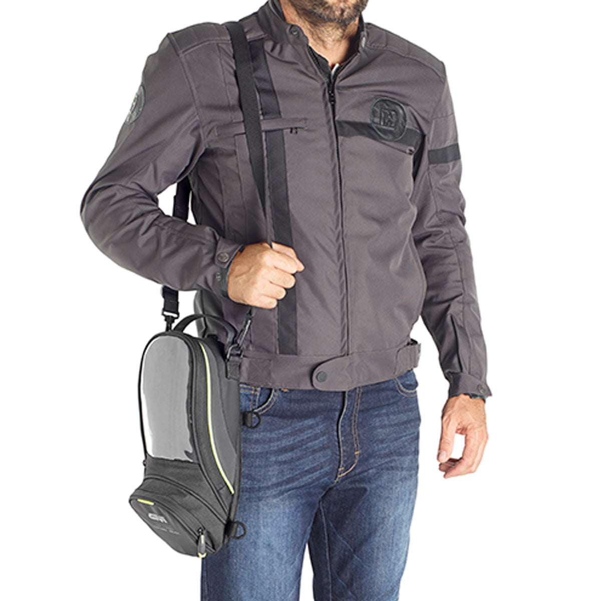 Givi EA138 Magnetic Tank Bag 6L w Ph Window - Good for Enduro on person