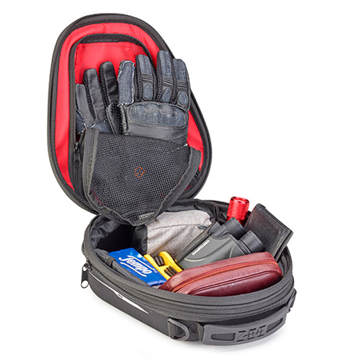 Givi ST610B Seatlock Bag displaying contents