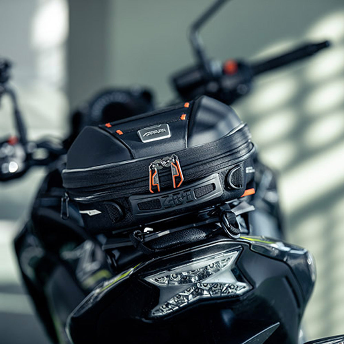Givi ST610B Seatlock Bag fitted to bike