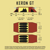 Hilleberg Keron 3 GT Tent dimensions