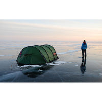 Hilleberg Keron 3 GT Tent (Green) in use on the ice
