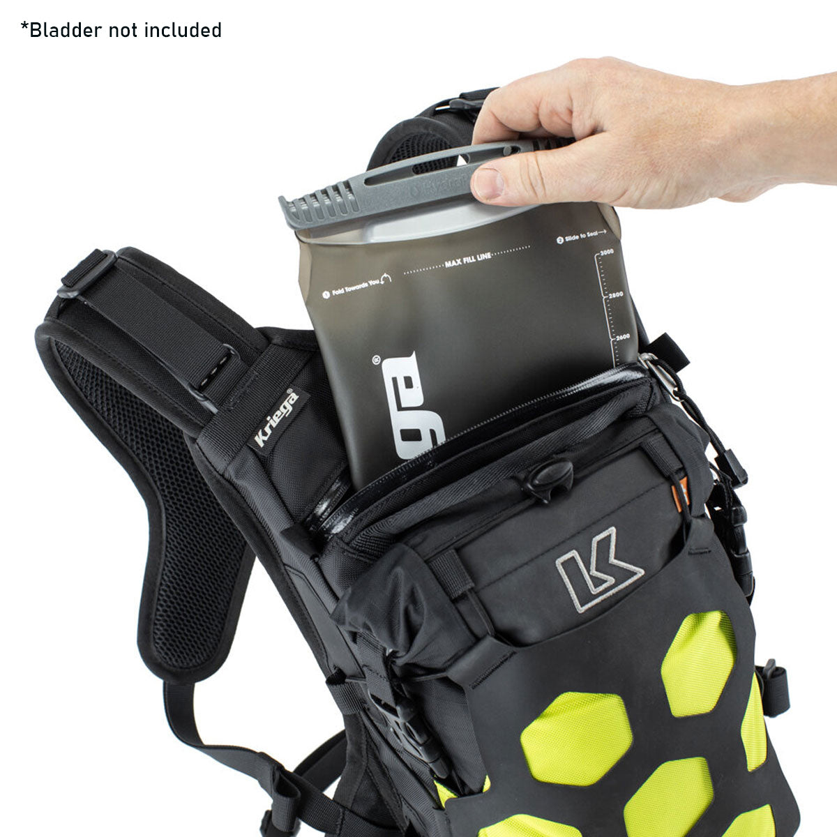 Kriega Trail 9 Backpack bladder (not included)