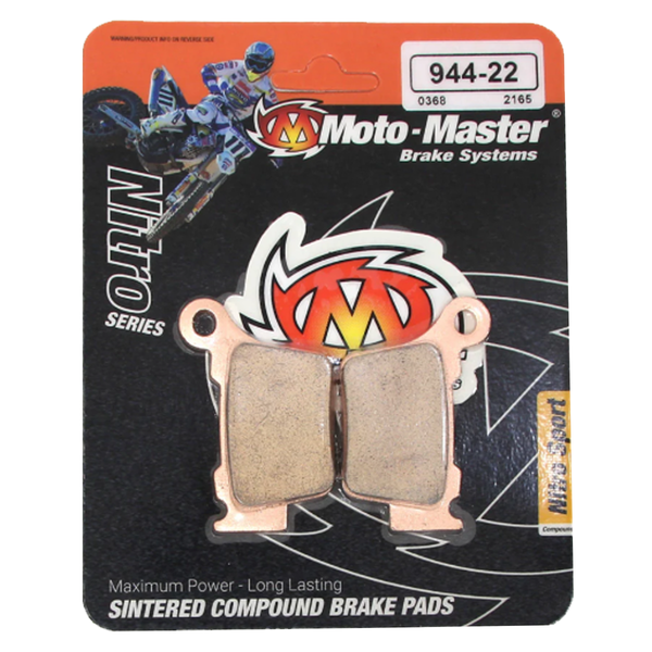 Moto-Master Rear Brake Pads Nitro Sport (GasGas, Husa, Husq, KTM, Sherco)