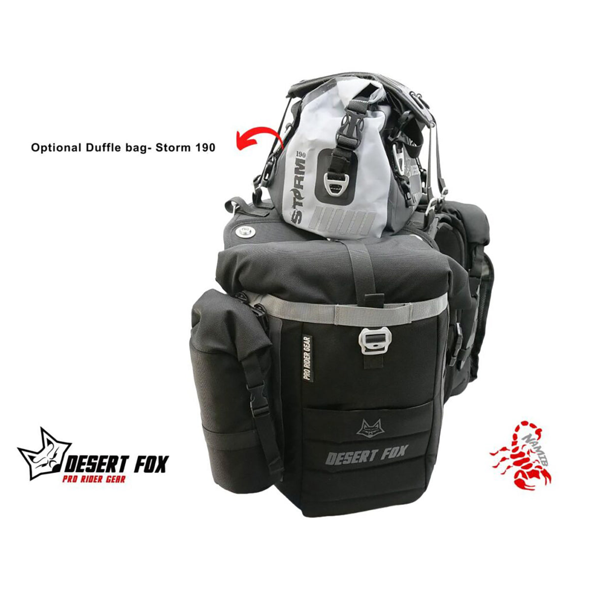 Desert Fox Namib Rackless Pannier System