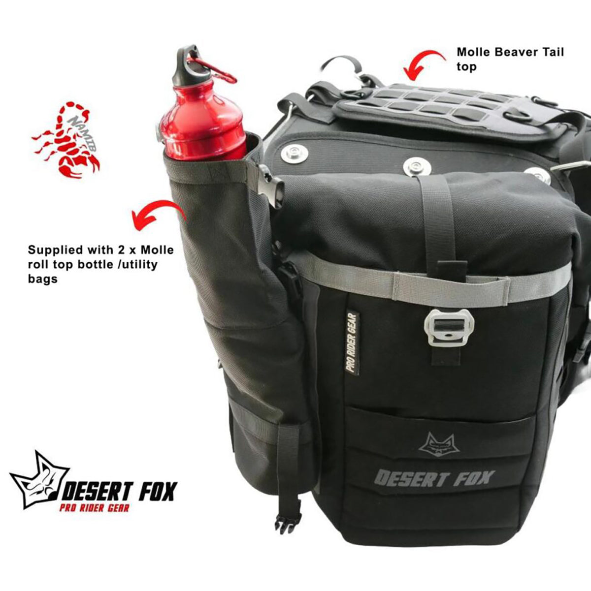 Desert Fox Namib Rackless Pannier System