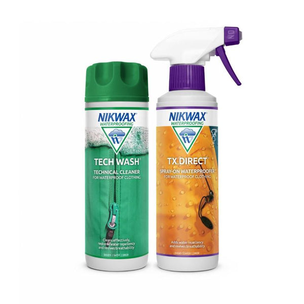 Nikwax Tech wash 300ml + TX Direct Spray-On Combo