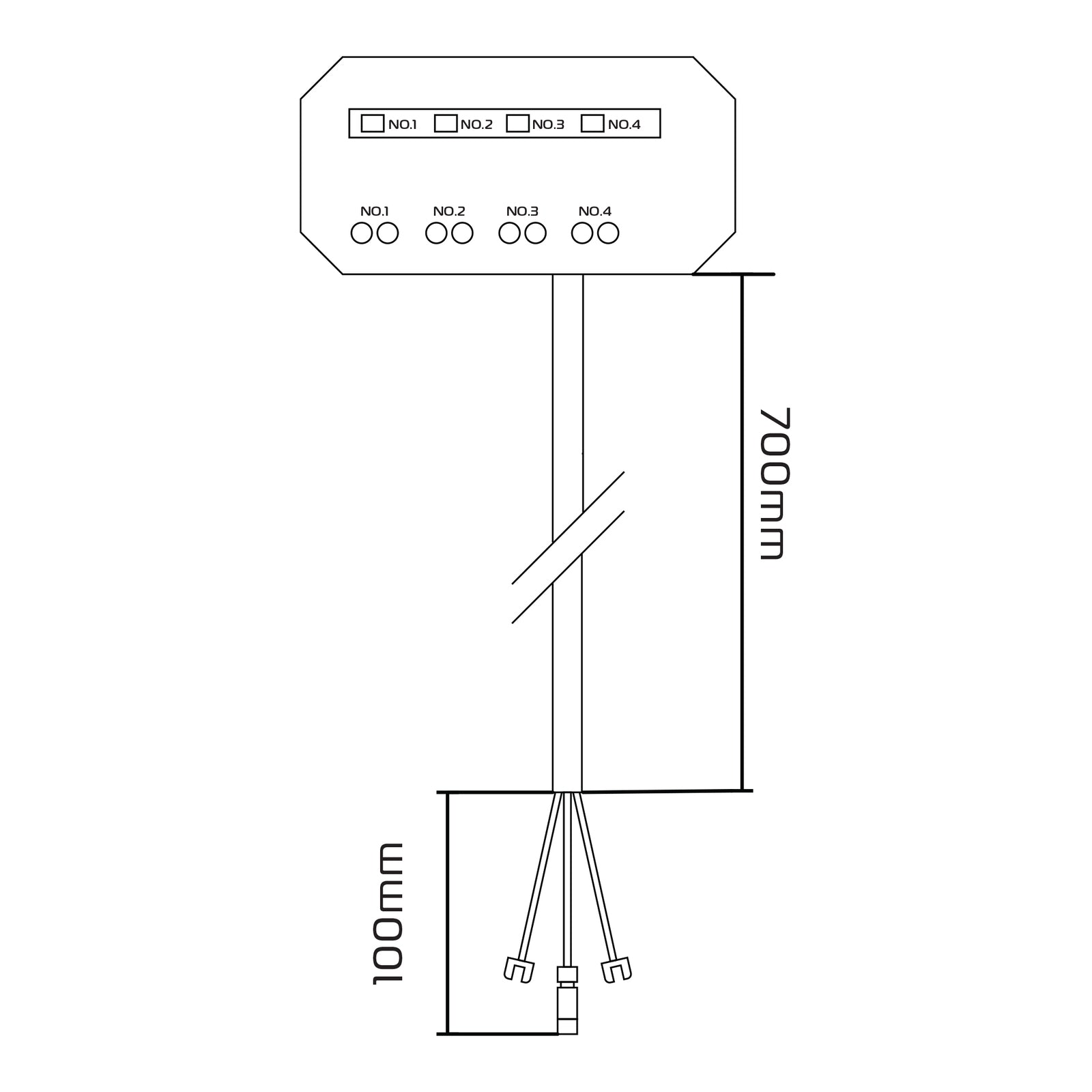 Oxford Junction Box 4 outlets