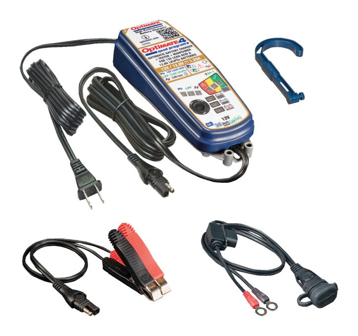 OptiMate 4 Quad Program - Battery Charger (Gold)
