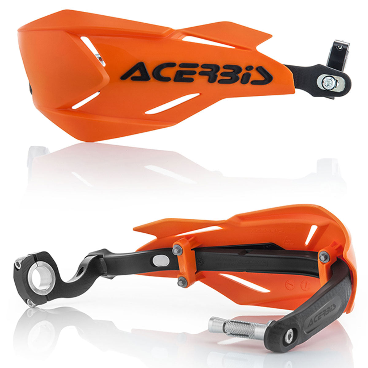 Orange and black Acerbis X-Factory Handguard Kit