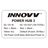 INNOVV Power Hub 3 for 5 devices