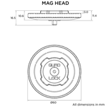 Quad Lock MAG Head (Car/Desk)