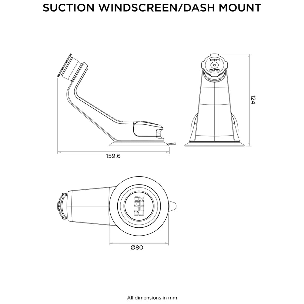 Quad Lock Car Mount (V6)