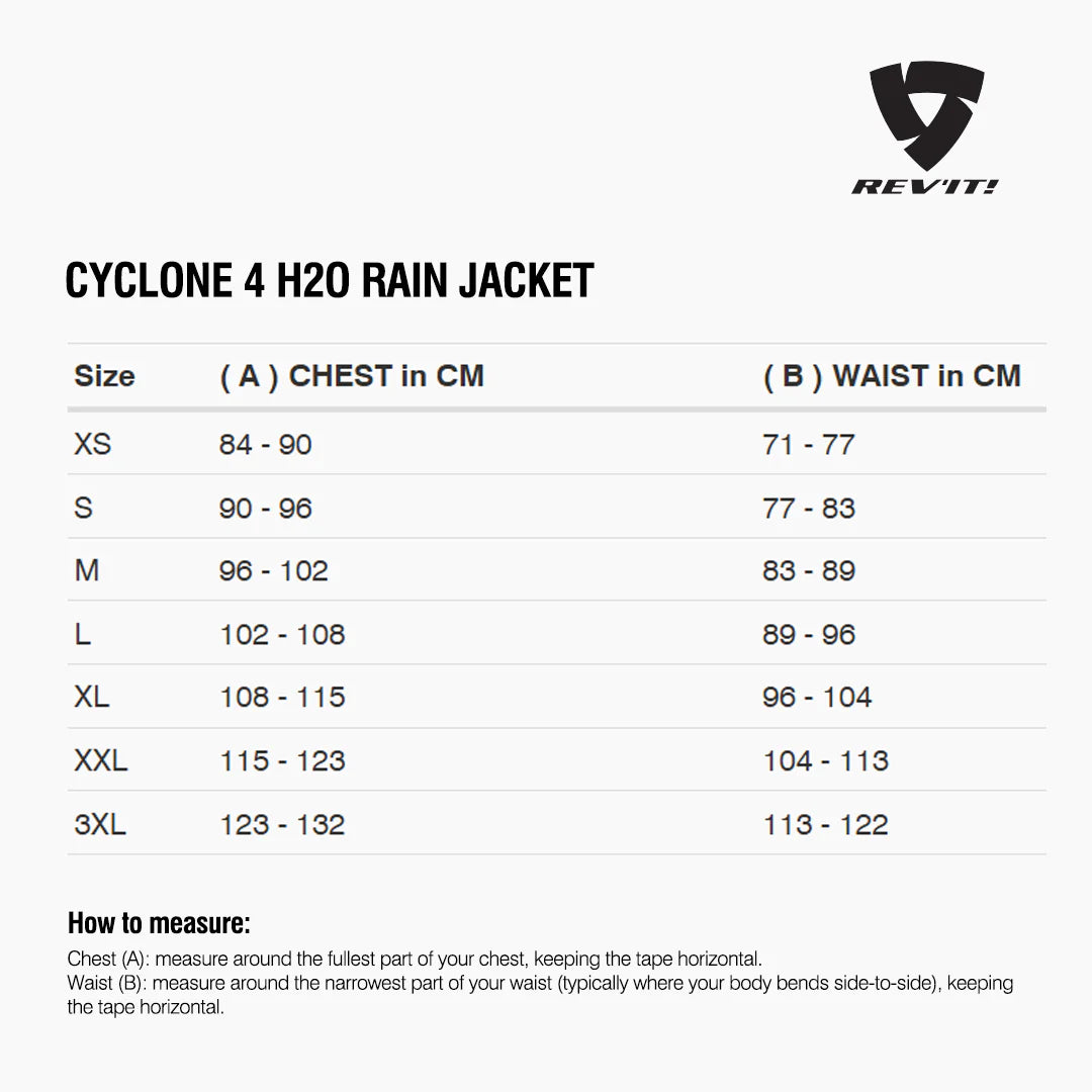 REV'IT Cyclone 4 H2O Rain Jacket