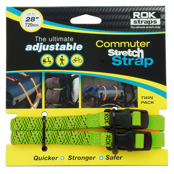 ROK Strap Commuter Adjustable with Loops 720mm  (Set of 2)