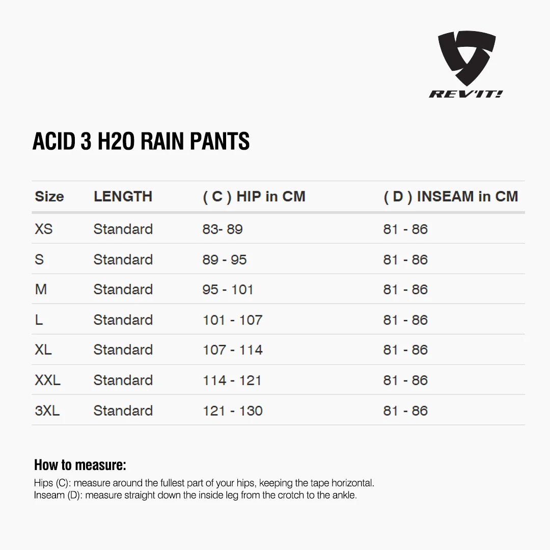 REV'IT Acid 3 H2O Rain Pants