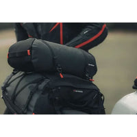 SW Motech Pro Series Tent Tail Bag attached to bike