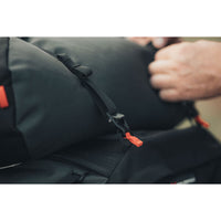 SW Motech Pro Series Tent Tail Bag close up of attachments