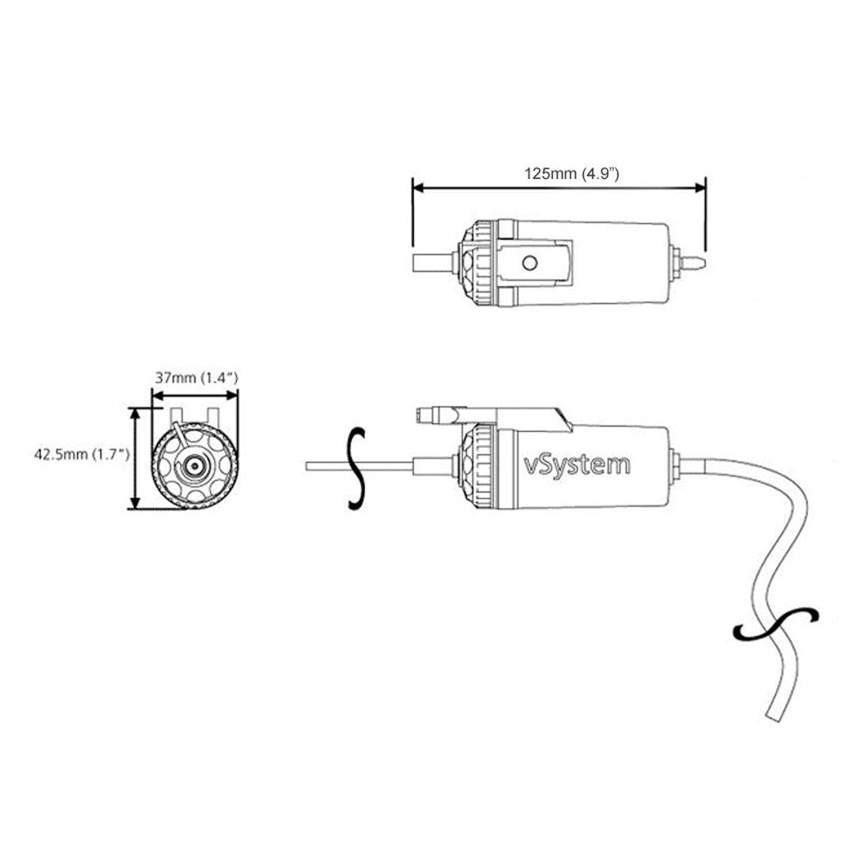Scottoil Micro vSystem Motorcycle Chain Oiler