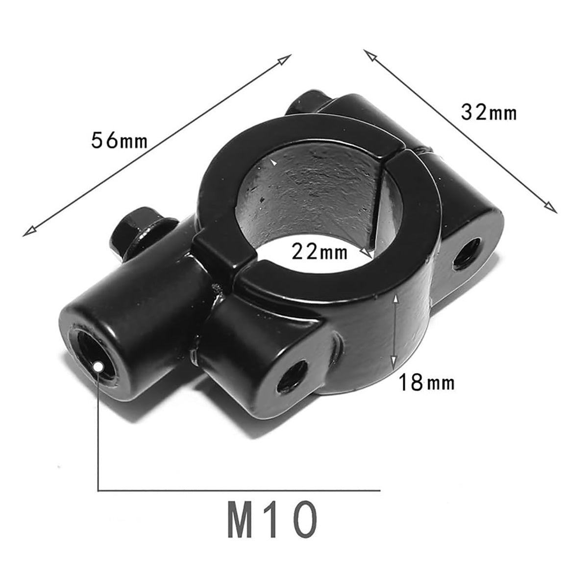 Doubletake Handlebar Clamps for Mirrors, Ram Mounts and GPSs