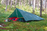 Hilleberg Tarp 5 Shelter setup outside in the forest