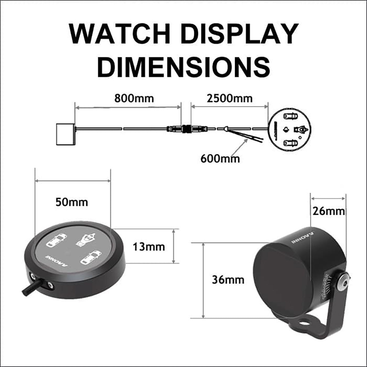 INNOVV Thirdeye Blind Spot Warning System