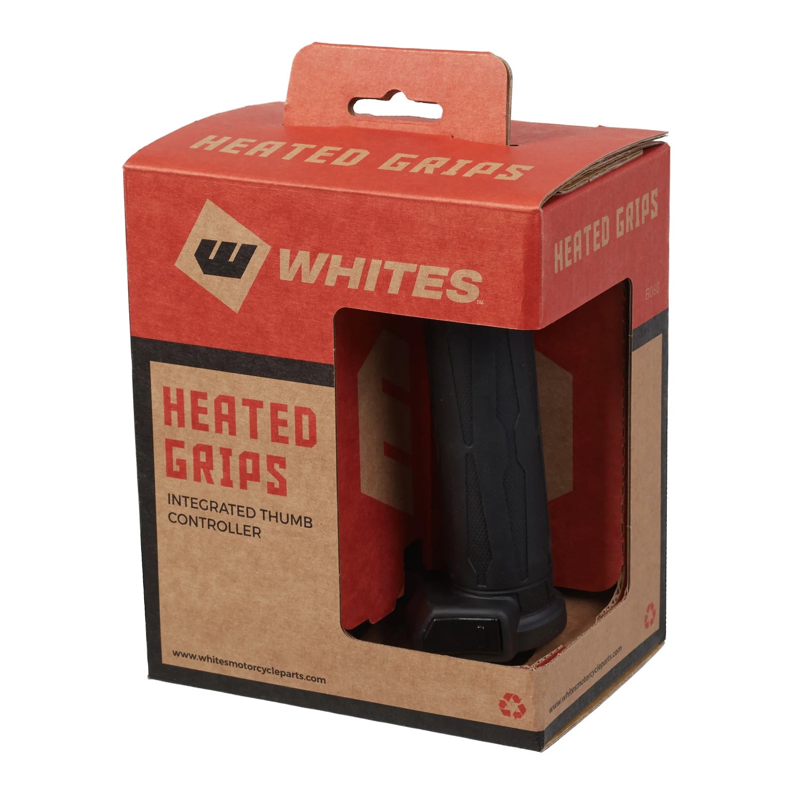 Whites 25mm Hot Grips With Built-In Switch Harley Davidson