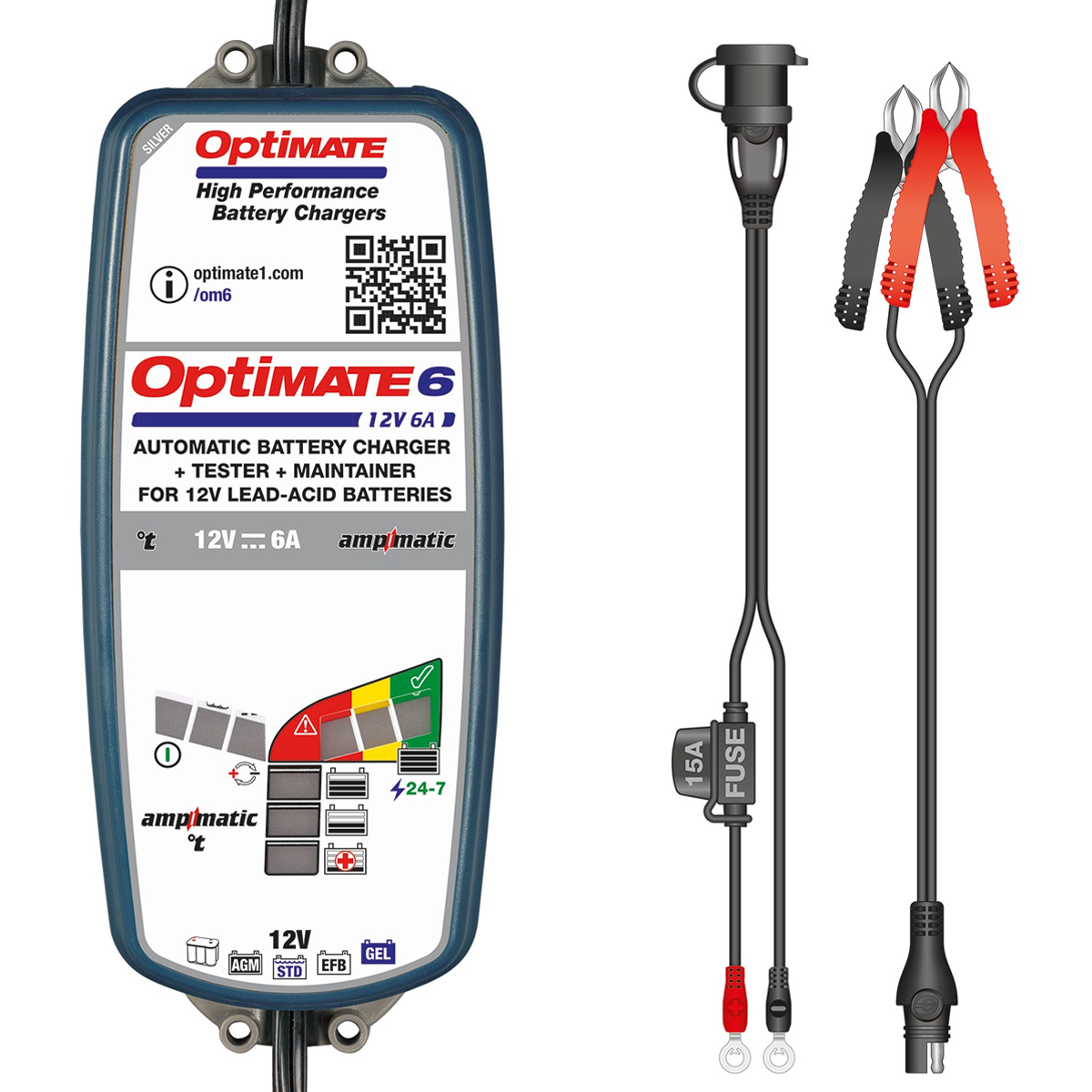 OptiMate 6 Ampmatic 12V Battery Charger